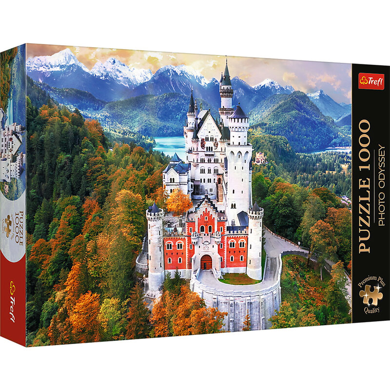 Pussel Trefl Premium plus Neuschwanstein castle, Germany 1000 bit