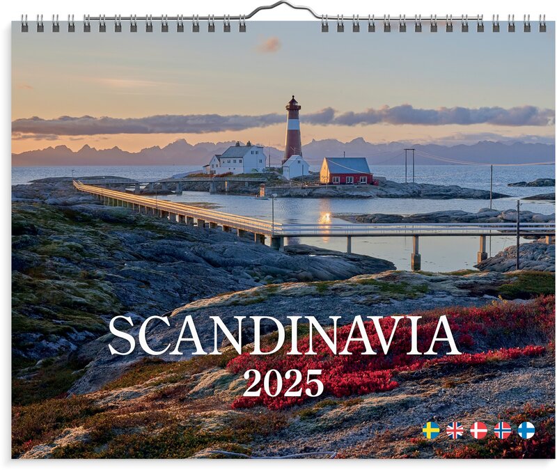 Väggkalender 2025 Scandinavia