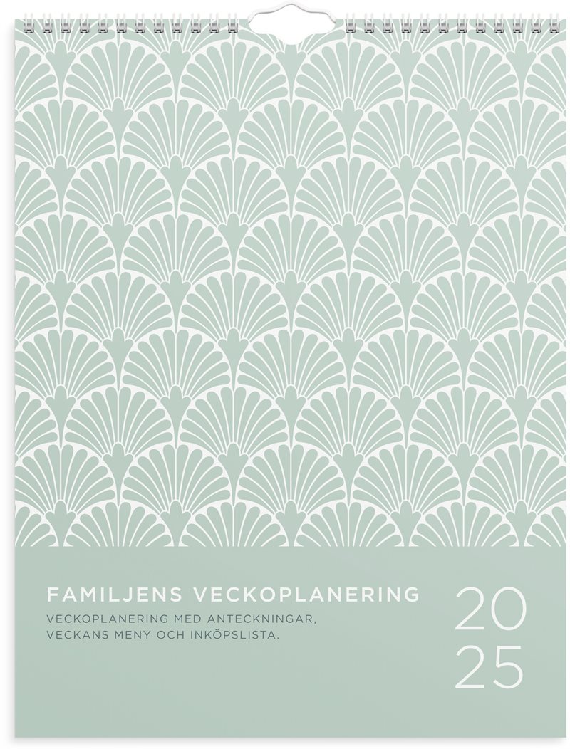 Familjekalender 2025 Familjens veckoplanering