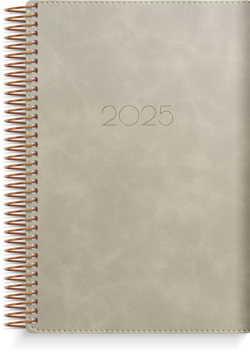 Kalender 2025 Dagbok Twist beige