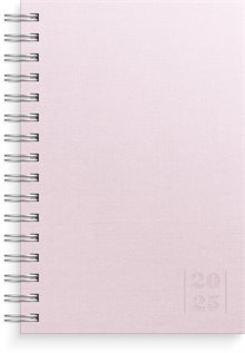 Kalender 2025 Dagbok Textile rosa