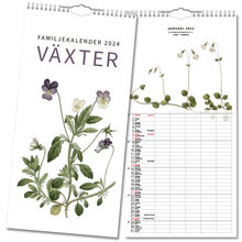 Familjekalender Växter 2024 210x420mm