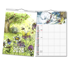 Familjekalender Maria Fidler 2024 210x297mm